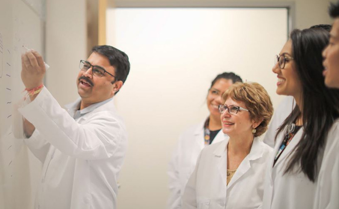 group of doctors wearing lab coat