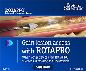 Gain lesion access with ROTAPRo.