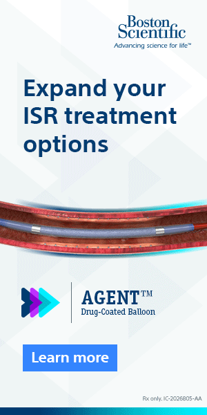 Expand your ISR treatment options - AGENT Drug-Coated Balloon.