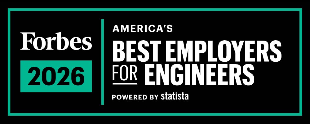 Forbes America's best employers for engineers 2026.
