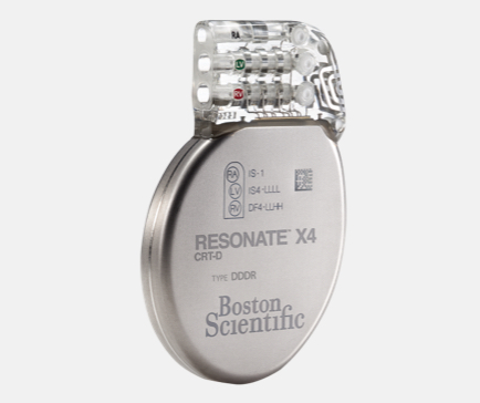 a close-up of the Resonate™  X4 device.