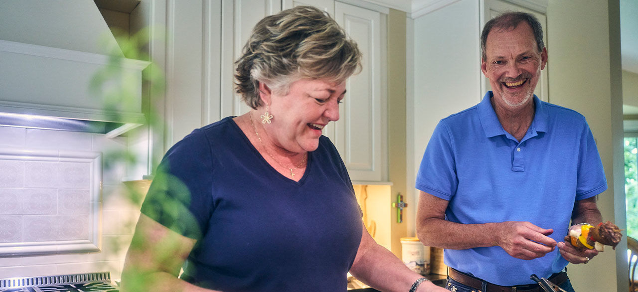 After spinal cord stimulation, Greg Fritz found pain relief and a newfound love of riding horses with his wife, Sue.