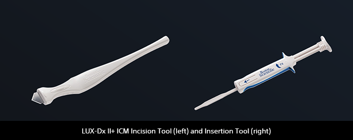 LUX-Dx II+ ICM Cutting Tool and Insertion Tool.