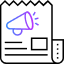 Press release icon.