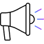 Megaphone icon.