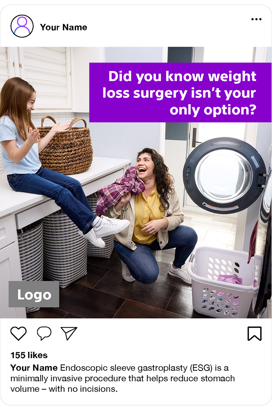 Sample social media post example.