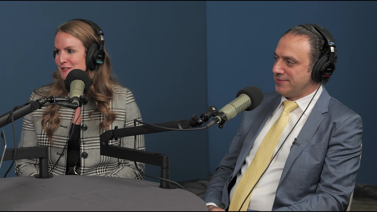 Dr. Halim Charbel and registered dietitian Kaitlyn Cole.