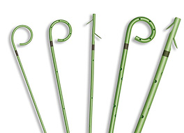 Plastic stents image.