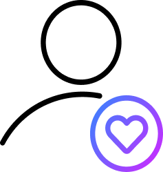 icon person with heart