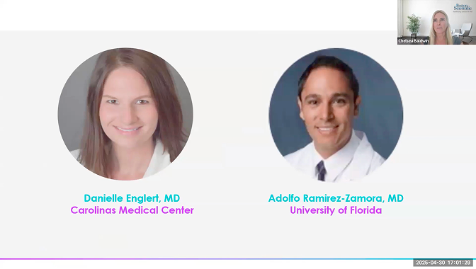 Two physician speakers.