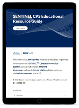 SENTINEL CPS Educational Resource Guide Screenshot