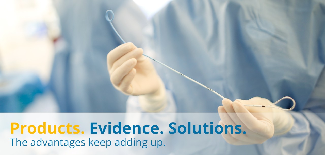 Products. Evidence. Solutions. The advantages keep adding up.