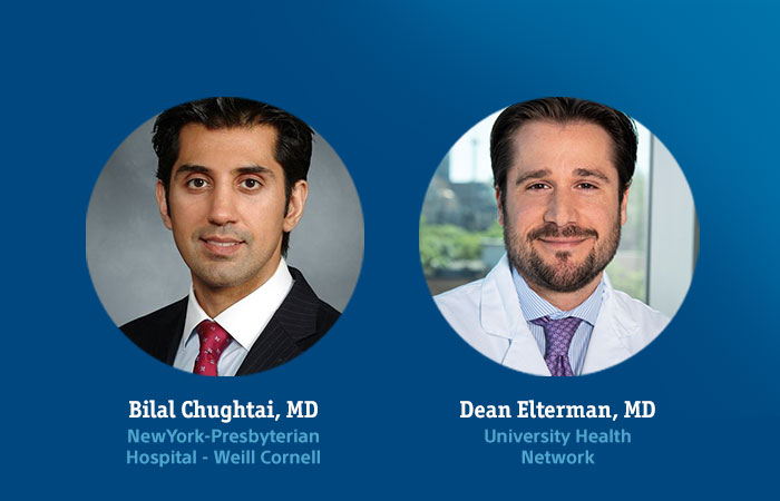 Dr. Chughtai and Dr. Elterman headshots.