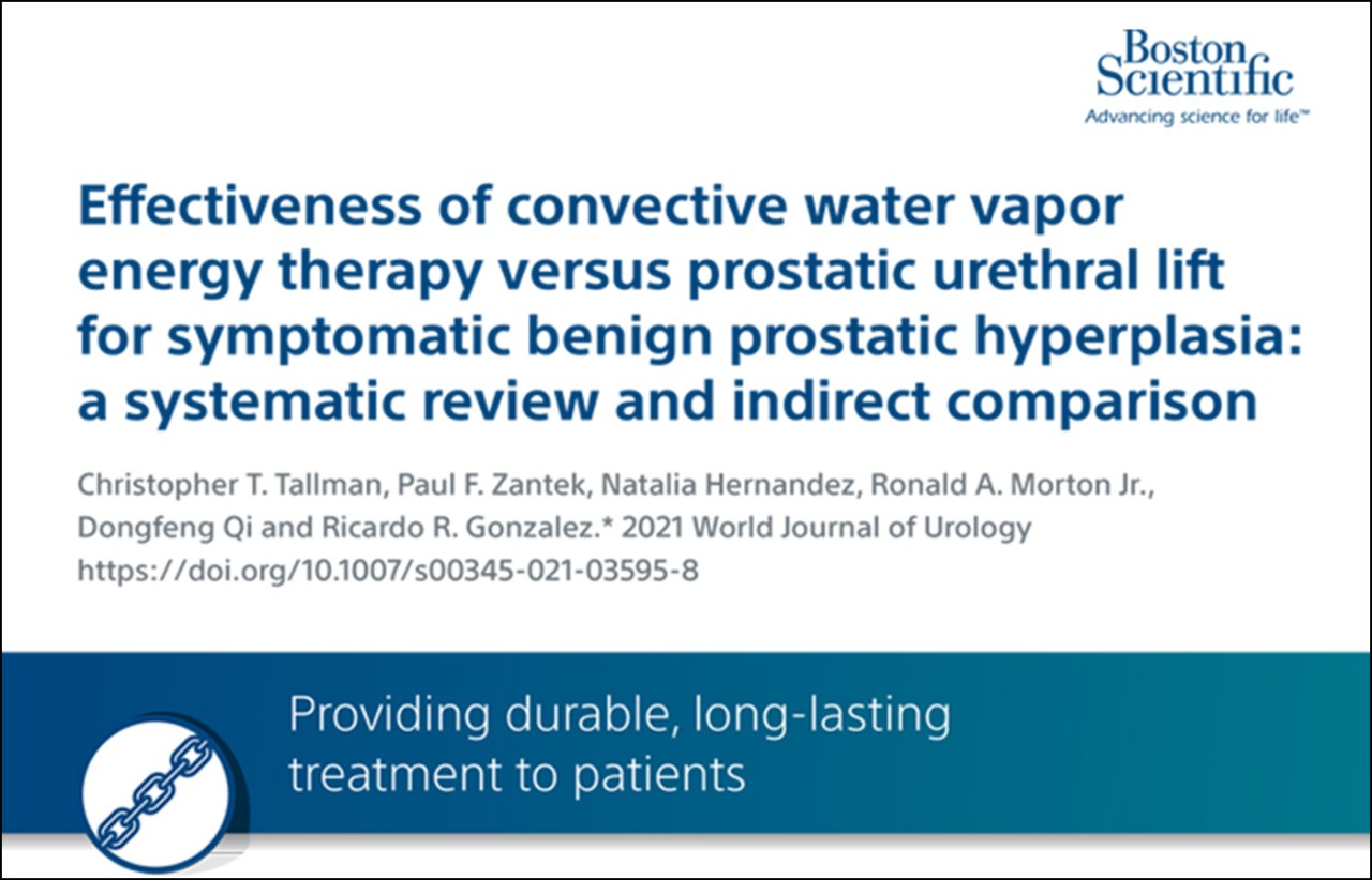 Tallman Rezum UroLift comparison infographic.