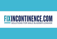 Logo for Fixincontinence.com, Solutions for male bladder leakage