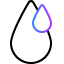 Icon of blood drop.
