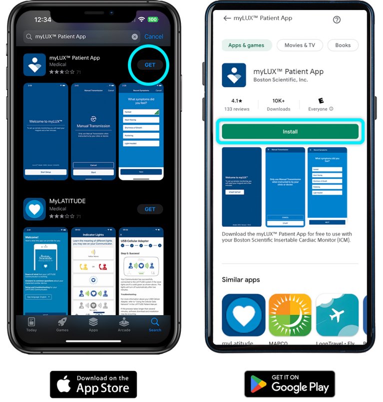 Primeros pasos con la aplicación para pacientes myLUX™ - Boston Scientific