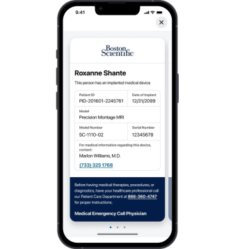 Mobile phone screen showing the mySCS App Digital ID card interface