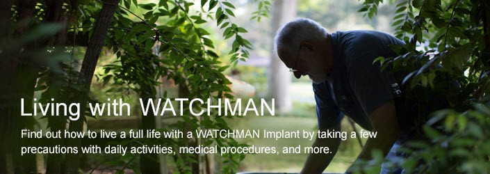 Image of man gardening - Find our how to live a full life with a WATCHMAN Implant by taking a few precautions with daily activities, medical procedures, and more.