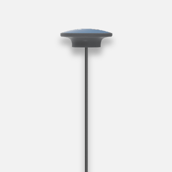 Slim gray medical probe with rounded top and long shaft.