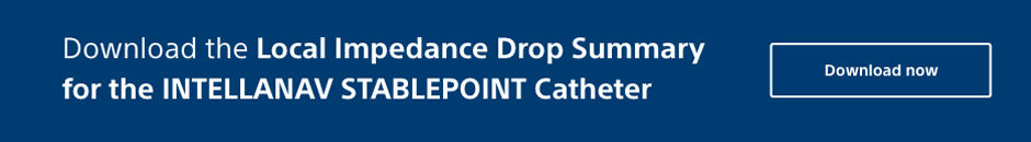 Download the Local Impedance Drop Summary for the INTELLANAV STABLEPOINT Catheter