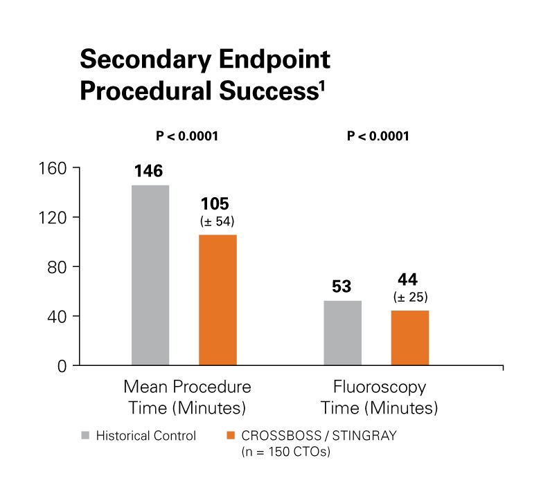 CTO System Secondary Endpoint Procedural Success