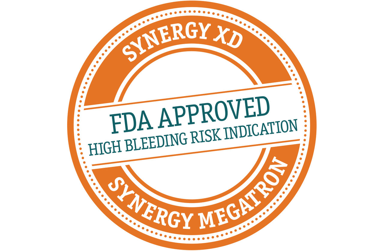 HIGH BLEEDING RISK INDICATION, SYNERGY XD Stent