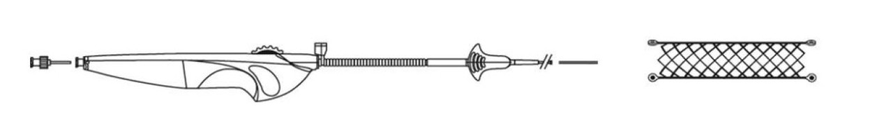 Schematic illustration of Epic™ Biliary Endoscopic Stent System