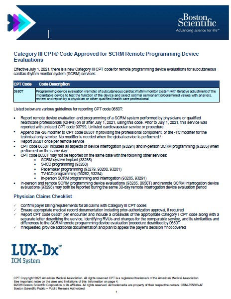 Remote Programming Billing Guide
