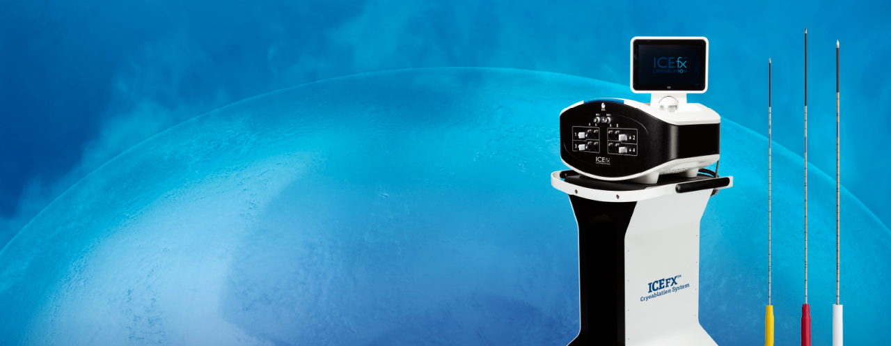 consola de ICE FX con agujas