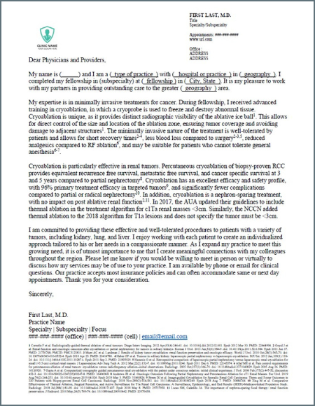 PDF Renal Cryoablation Peer-to-Peer referral letter