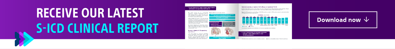 Receive our latest S-ICD Clinical Report