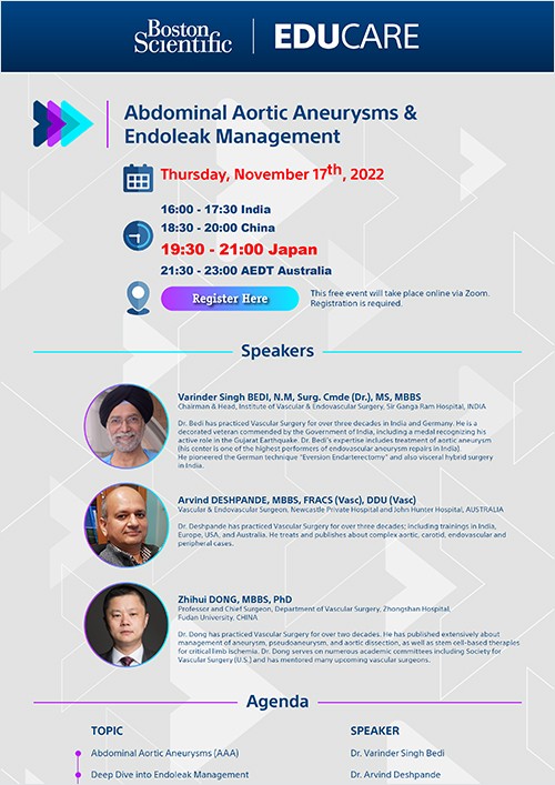 Abdominal Aortic Aneurysms & Endoleak Management