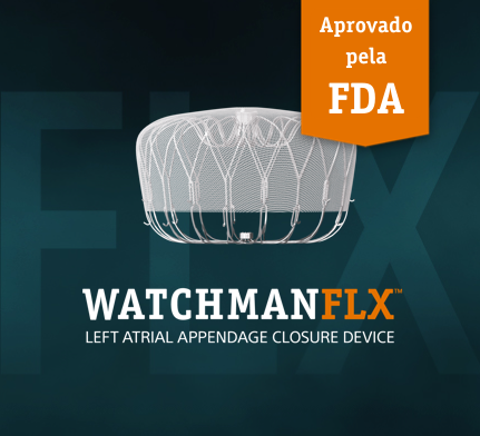 WATCHMAN PINNACLE FLX™ Dispositivo de Fechamento de Apêndice Atrial Esquerdo  - Aprovado pela FDA 